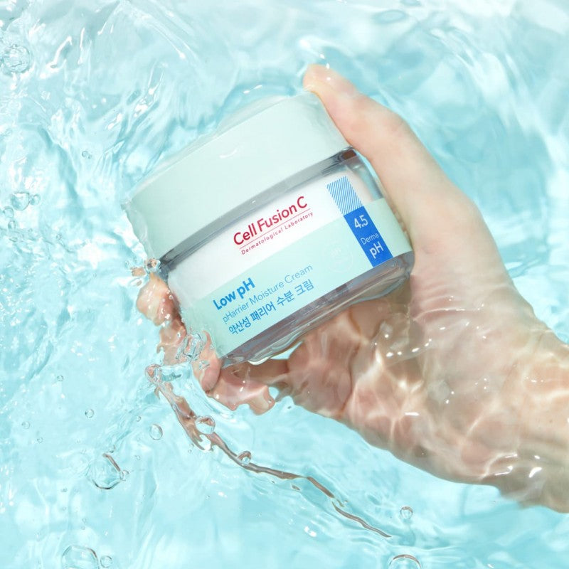 CELL FUSION C „LOW PH PHARRIER MOISTURE CREAM” DRĖKINANTIS VEIDO KREMAS-GELIS – Meilė odai