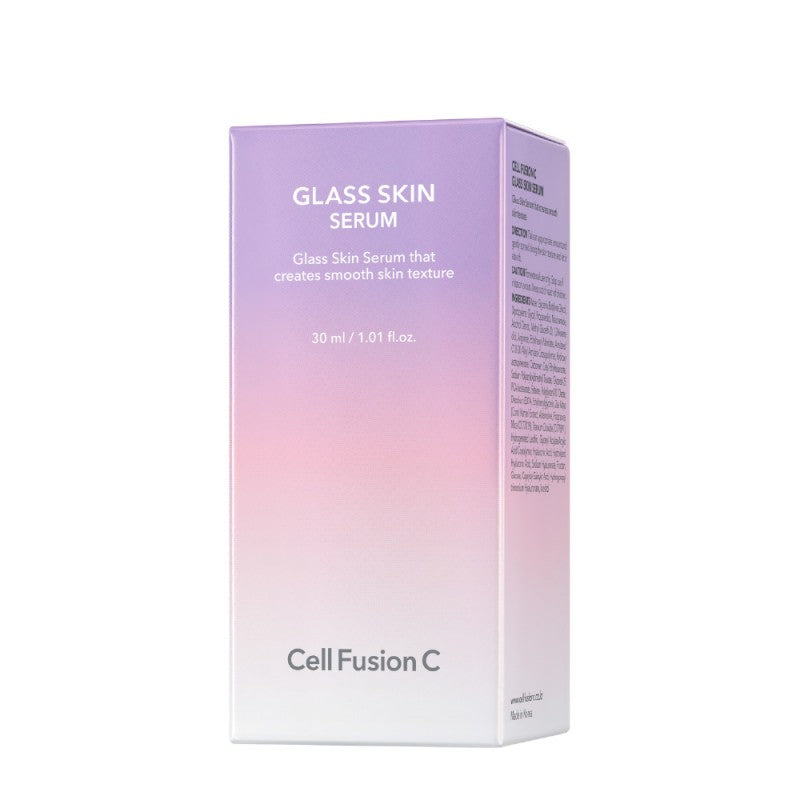 CELL FUSION C „GLASS SKIN SERUM" ODOS TEKSTŪRĄ PAGERINANTIS SERUMAS – Meilė odai