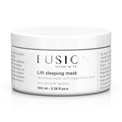 Fusion Lift Sleeping Mask / maitinamoji kaukė su hialuronu ir augimo faktoriais