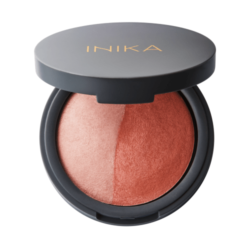 INIKA kompaktiniai mineraliniai skaistalai Duo - Burnt Peach, 6.5 g