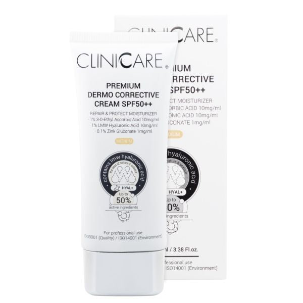 Cliniccare Dermo Corrective Cream SPF50++ (Medium), 100 ml