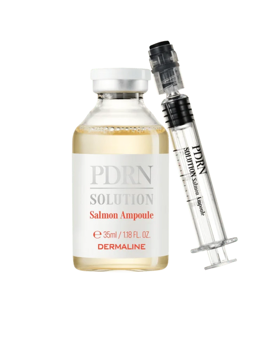 Dermaline „PDRN Solution Salmon Ampoule” dvigubo poveikio regeneruojanti ir stangrinanti ampulė su PDRN, 30 g