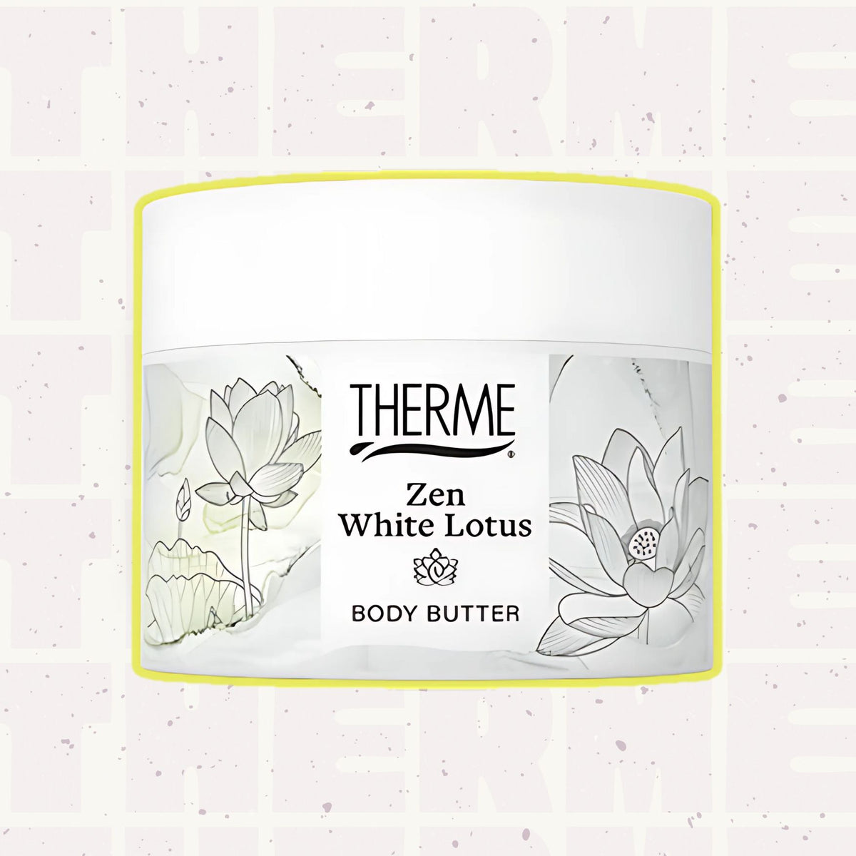 THERME Zen White Lotus raminantis kūno sviestas su baltųjų lotosų ekstraktu
