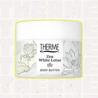 THERME Zen White Lotus raminantis kūno sviestas su baltųjų lotosų ekstraktu