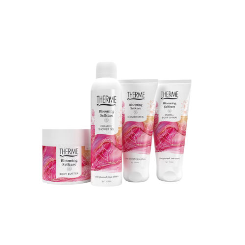 THERME BLOOMING SELFCARE DUŠO PUTOS, 200ml – Meilė odai