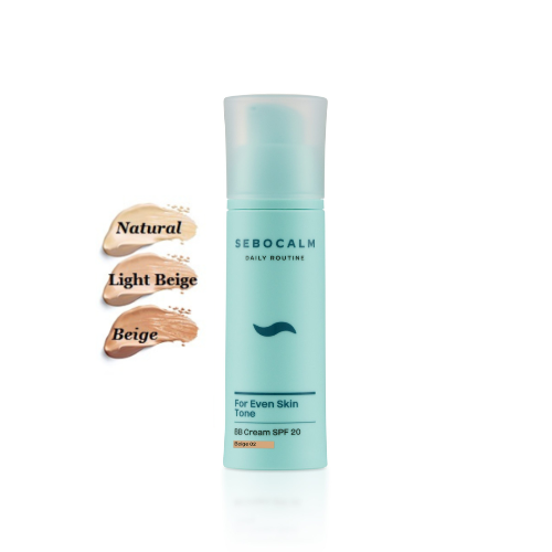 SEBOCALM PRIEŠRAUKŠLINIS MASKUOJANTIS BB KREMAS BEIGE 02 – Meilė odai
