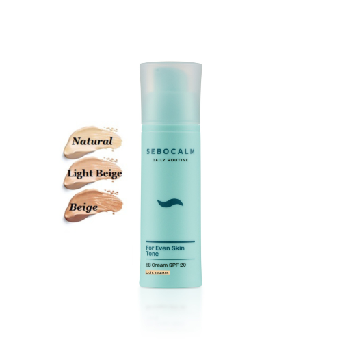 SEBOCALM PRIEŠRAUKŠLINIS MASKUOJANTIS BB KREMAS LIGHT BEIGE 015