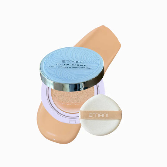 Emani makiažo pagrindas „Glow Biome NAD+ Serum Foundation“, 15 g / spalva - 25 Natural