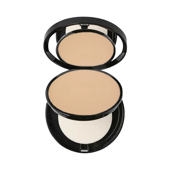 Emani matizuojantis kompaktinis mineralinis makiažo pagrindas „Flawless Matte Foundation“, 12 g / spalva - 289 Linen (Light)