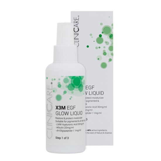 Cliniccare X3M EGF spindesio suteikiantis drėkinamasis veido tonikas