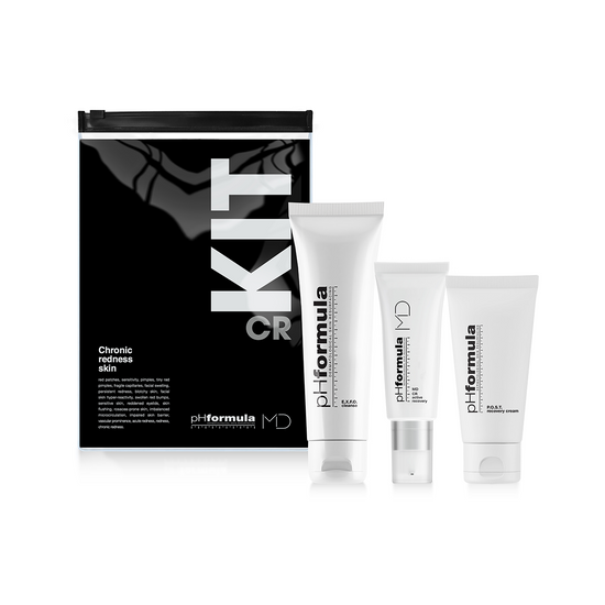 MD pH Formula CR rinkinys jautriai ir į paraudimus linkusiai odai