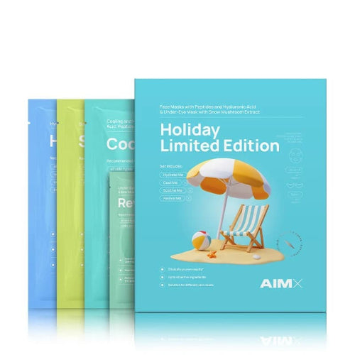 AIMX Lakštinių kaukių rinkinys "Holiday Limited Edition"