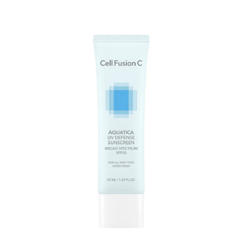 CELL FUSION C „AQUATICA SUNSCREEN 100 SPF50+/PA++++“ APSAUGA NUO SAULĖS – Meilė odai