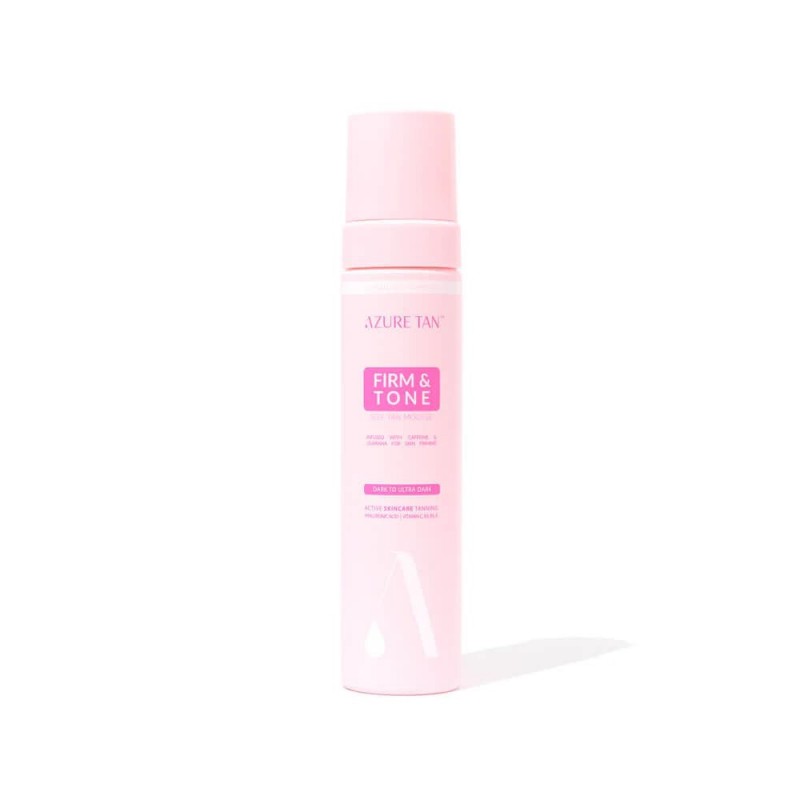 Azure Tan greito poveikio savaiminio įdegio putos „Firm & Tone – Dark to Ultra Dark“