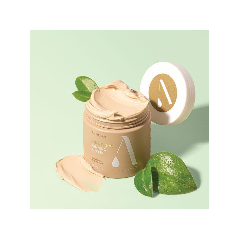 Azure Tan “Shimmering Tanning Butter” žėrėjimą suteikiantis savaiminio įdegio sviestas