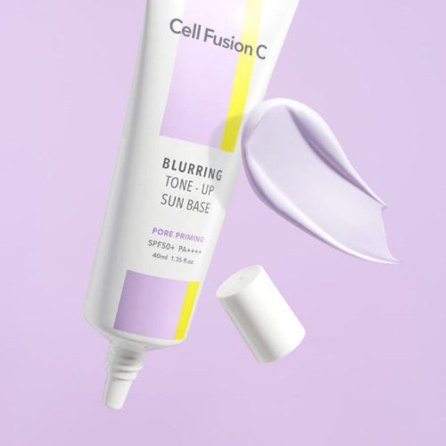 Cell Fusion C „Blurring Tone-up Sun Base“ Poras maskuojanti makiažo bazė su SPF