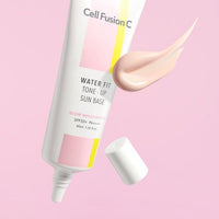 CELL FUSION C „WATER FIT TONE-UP SUN BASE" SKAISTINANTI - DRĖKINANTI MAKIAŽO BAZĖ SU SPF – Meilė odai