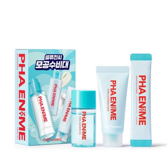 Cell Fusion C „PHA Enzyme Cleansing Travel Kit" kelioninis trijų etapų odos valymo rinkinys, 3 vnt.