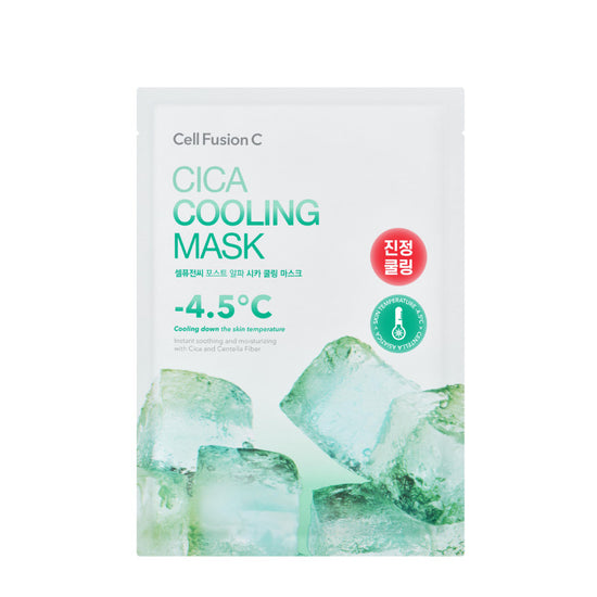 Cell Fusion C „Cica Cooling Mask” vėsinanti ir raminanti veido kaukė