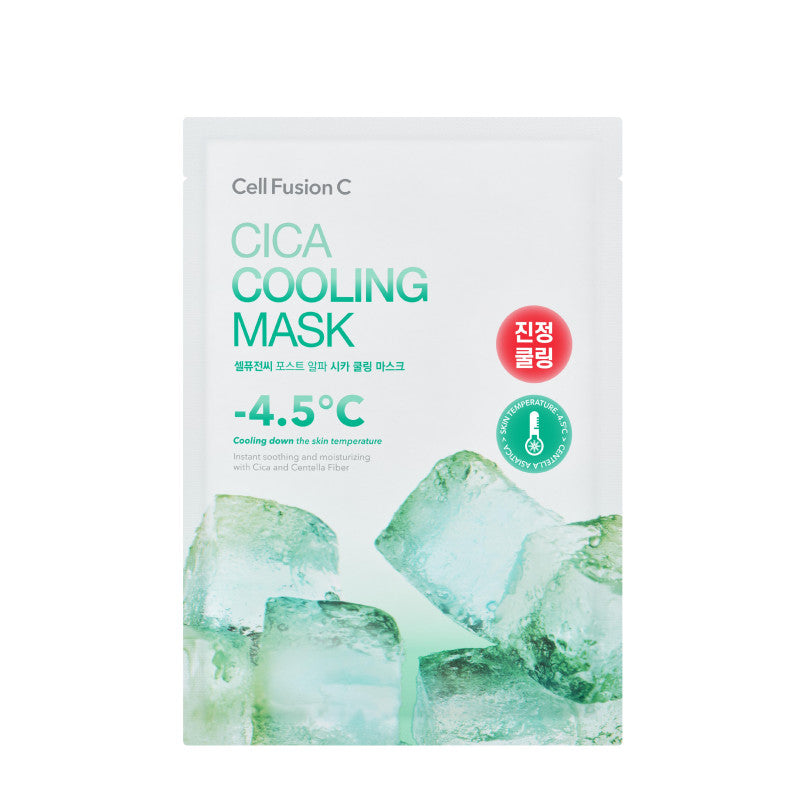 Cell Fusion C „Cica Cooling Mask” vėsinanti ir raminanti veido kaukė
