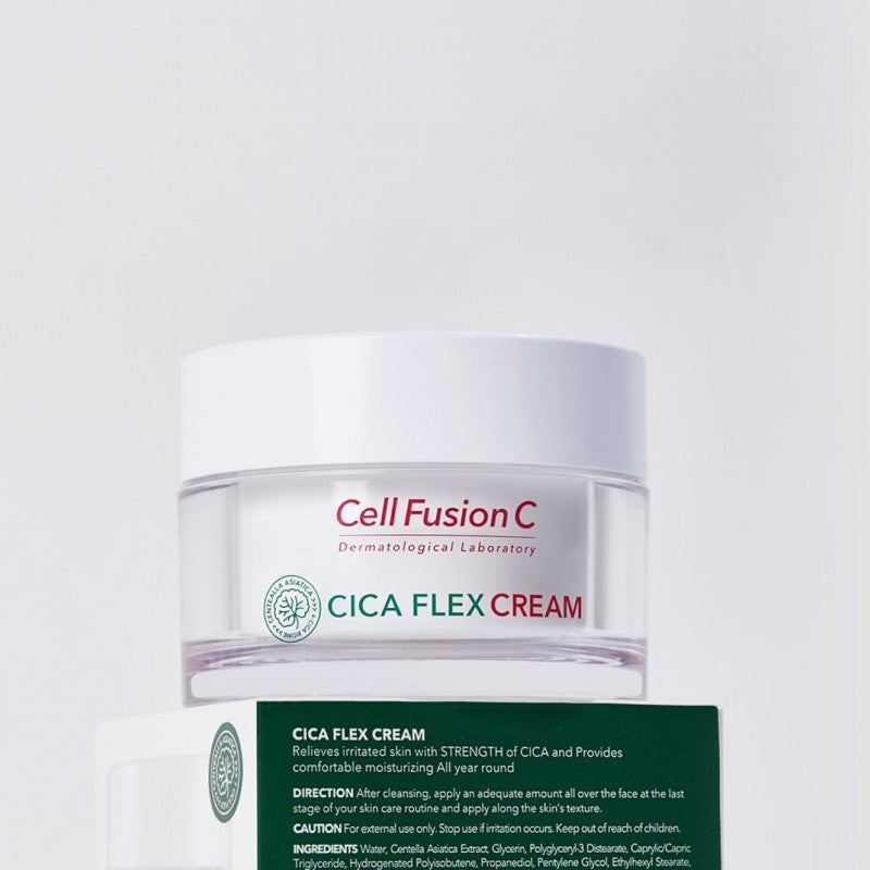 CELL FUSION C „CICA FLEX CREAM“ DRĖKINANTIS IR RAMINANTIS KREMAS KASDIENAI