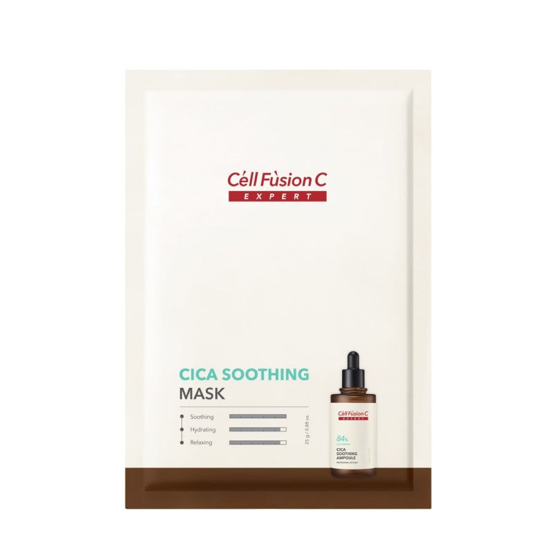 Cell Fusion C „Cica Soothing Mask“ raminanti lakštinė veido kaukė