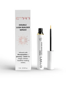 Emani Double Lash Builder blakstienų serumas ir pakuotė
