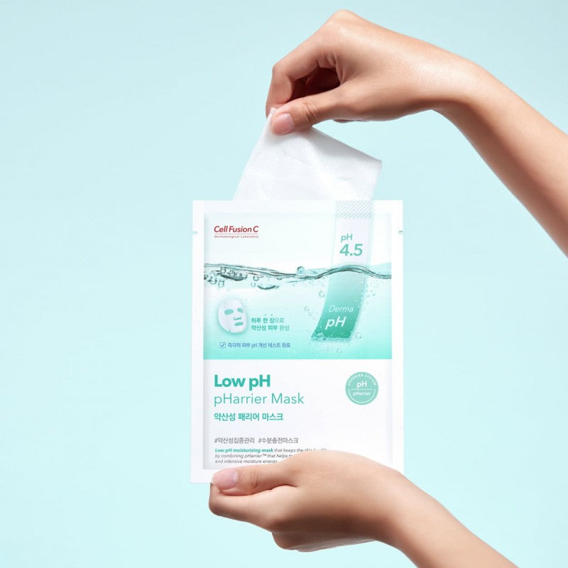 Cell Fusion C „Low pH pHarrier Mask“ drėkinanti lakštinė veido kaukė, Meilė odai