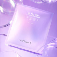 CELL FUSION C „GLASS SKIN COLLAGEN MASK" SKAISTINANTI HIDROGELINĖ KAUKĖ SU KOLAGENU – Meilė odai