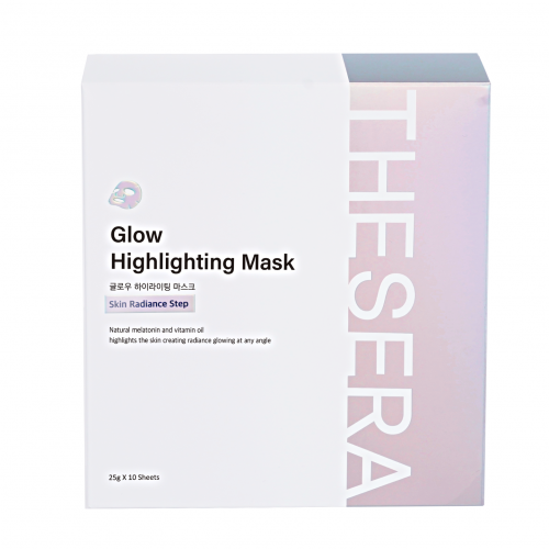 Thesera Glow švytėjimo suteikianti veido kaukė, 10 x 25 g