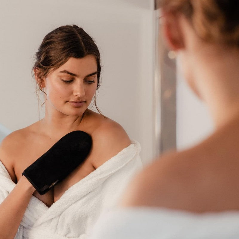 Three Warriors „Eco-Friendly Tanning Mitt” savaiminio įdegio aplikavimo pirštinė