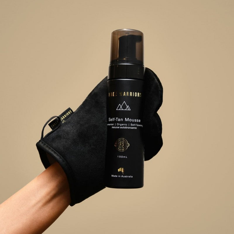 THREE WARRIORS „SELF-TAN MOUSSE” SAVAIMINIO ĮDEGIO PUTOS – Meilė odai