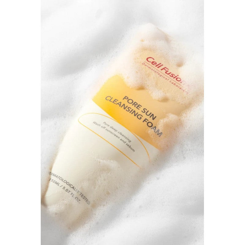 Cell Fusion C „Pore Sun Cleansing Foam“ veido prausiklis
