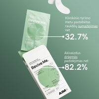 AimX Drėkinanti ir gaivinanti paakių kaukė su hialuronu „Revive Me“ - Meilė odai
