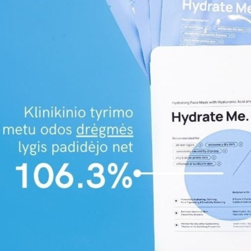 AIMX greito poveikio giliai drėkinanti veido kaukė su peptidais „Hydrate Me“
