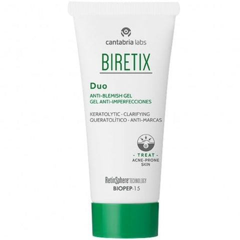 BIRETIX DUO ANTI-BLEMISH GELIS, 30 ML - Meilė odai