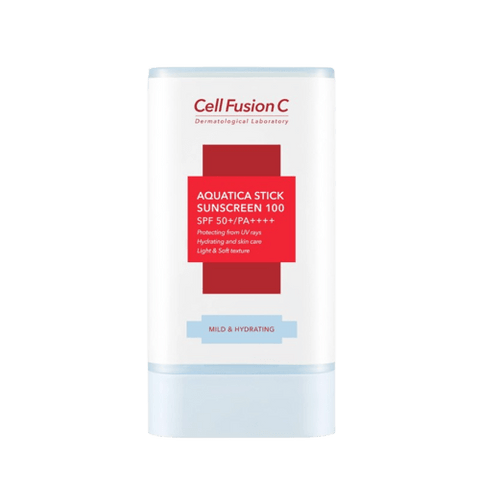 Cell Fusion C „Aquatica Stick Sunscreen 100 SPF50+/PA++++” drėkinanti pieštukinė apsauga nuo saulės - Meilė odai