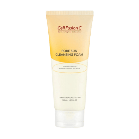 Cell Fusion C Veido prausiklis „Pore Sun Cleansing Foam“ - Meilė odai