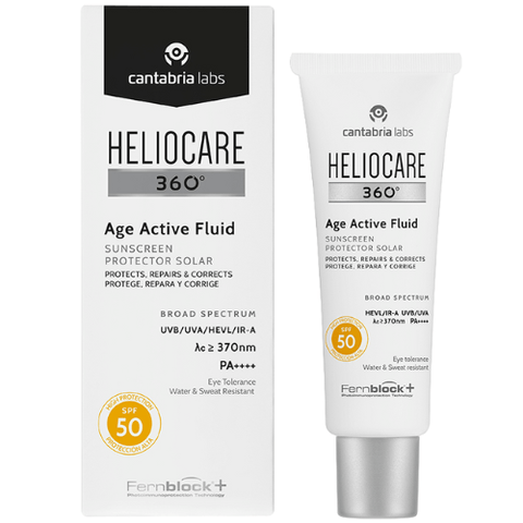 HELIOCARE 360 AGE ACTIVE FLUIDAS SPF50+, 50 ML - Meilė odai