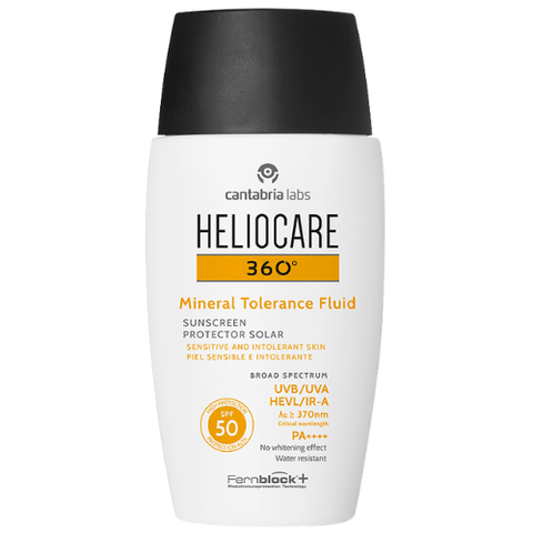 HELIOCARE 360 MINERAL TOLERANCE FLUIDAS SPF 50, 50 ML - Meilė odai