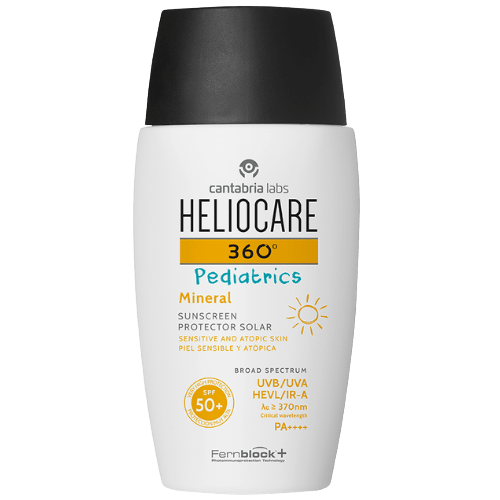HELIOCARE 360 PEDIATRICS APSAUGA NUO SAULĖS SU MINERALINIAIS FILTRAIS VAIKAMS IR KŪDIKIAMS SPF50+, 50ML
