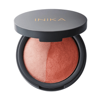 INIKA kompaktiniai mineraliniai skaistalai Duo - Burnt Peach, 6.5 g
