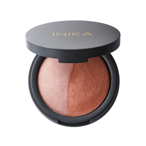 INIKA kompaktiniai mineraliniai skaistalai Duo - Pink Tickle, 6.5 g