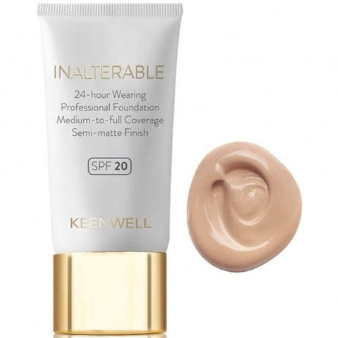 KEENWELL INALTERABLE SKYSTAS MAKIAŽO PAGRINDAS SU SPF20, 30 ml (Nr. 2) - Meilė odai