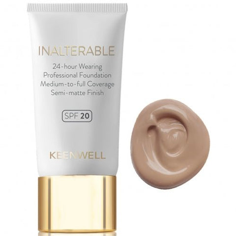 KEENWELL INALTERABLE SKYSTAS MAKIAŽO PAGRINDAS SU SPF20, 30 ml (Nr. 4) - Meilė odai