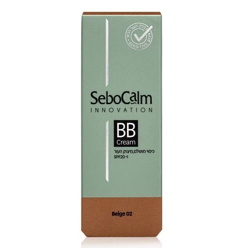 SEBOCALM PRIEŠRAUKŠLINIS MASKUOJANTIS BB KREMAS BEIGE 02 - Meilė odai