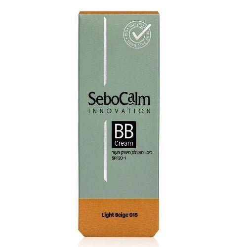 SEBOCALM PRIEŠRAUKŠLINIS MASKUOJANTIS BB KREMAS LIGHT BEIGE 015 - Meilė odai