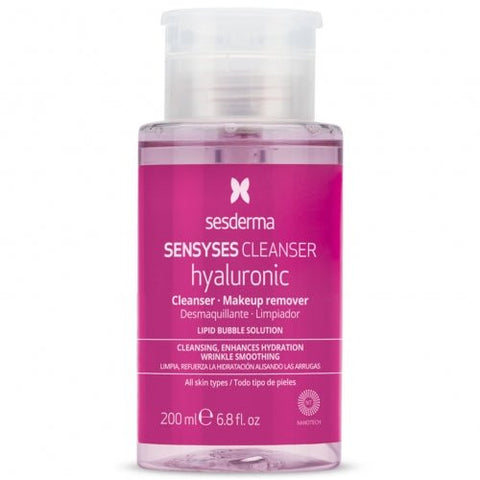 SESDERMA SENSYSES HYALURONIC DRĖKINANTIS LIPOSOMINIS VALIKLIS, 200 ml - Meilė odai